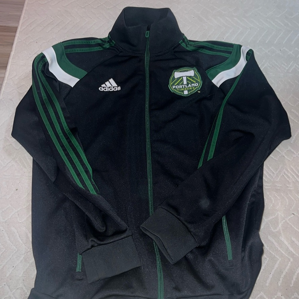 Adidas Superstar 3 Stripe Portland Timbers Jacket size med